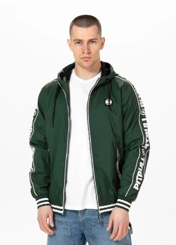 men's leather motorcycle jacketMen's hooded jacket Whitewood - Dark green