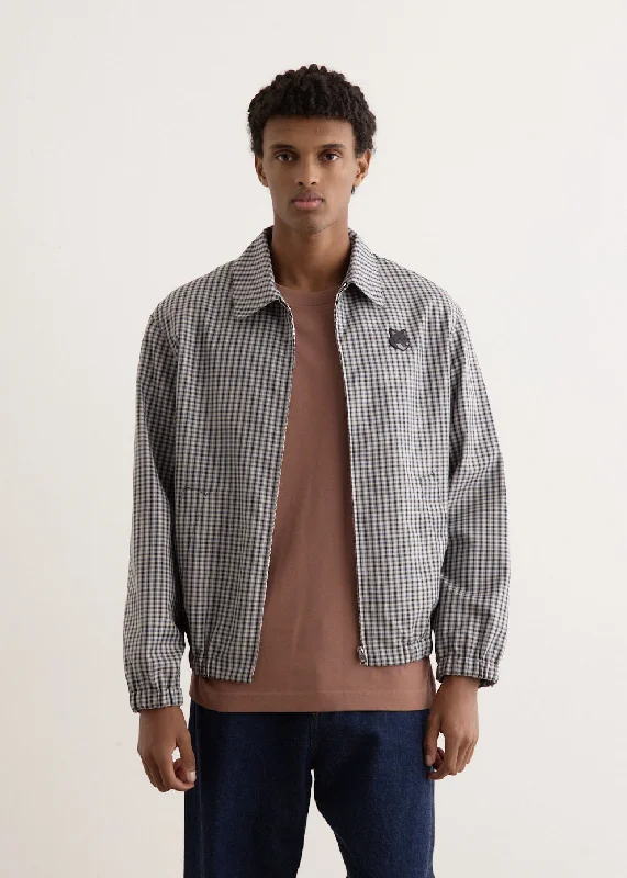 men's tailored blazer with pocketsElasticated Zipped Blouson