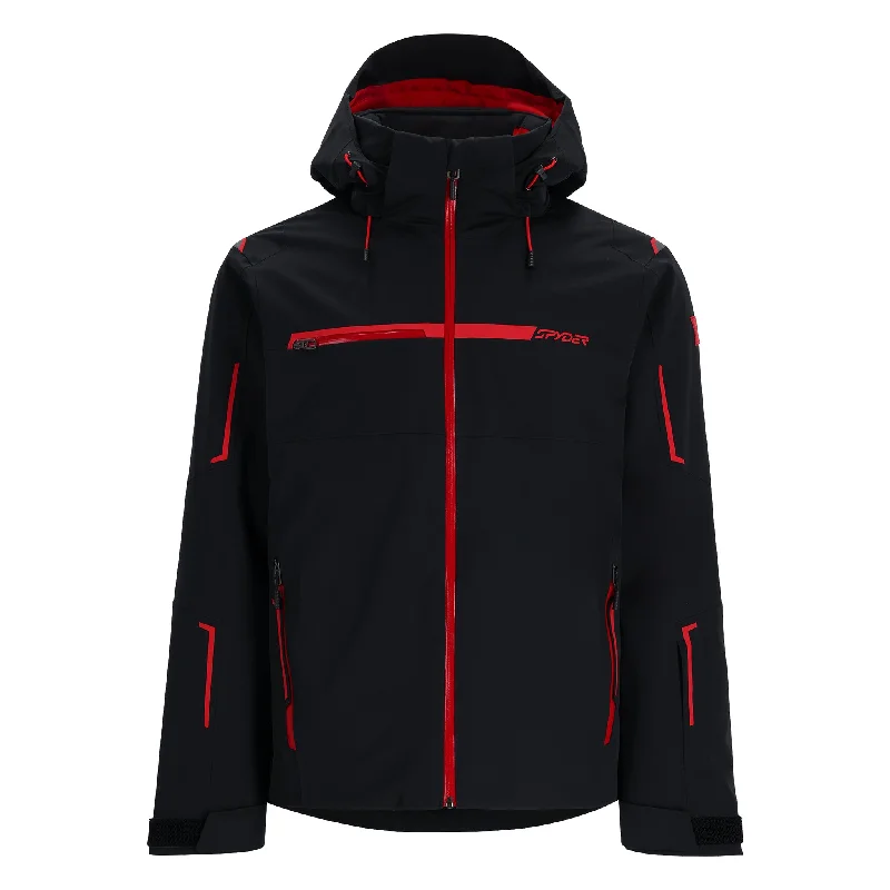 men's bomber jacket with patchesMens Titan - Black