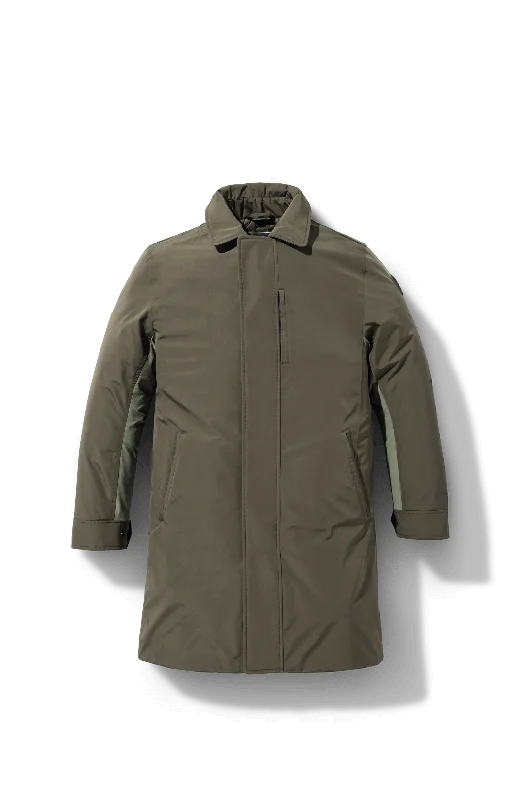 men's lightweight padded jacketNord Men's Tailored Trench Coat