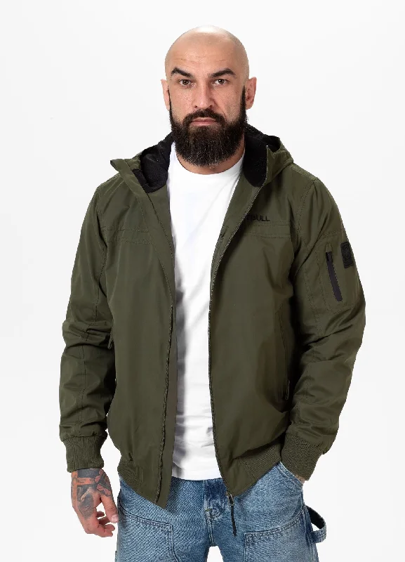 men's down-filled winter jacketMen's hooded jacket Longwood - Olive