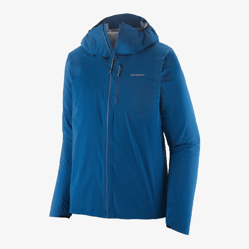 men's leather jacket with snap-front closureMen's Storm Racer Jacket