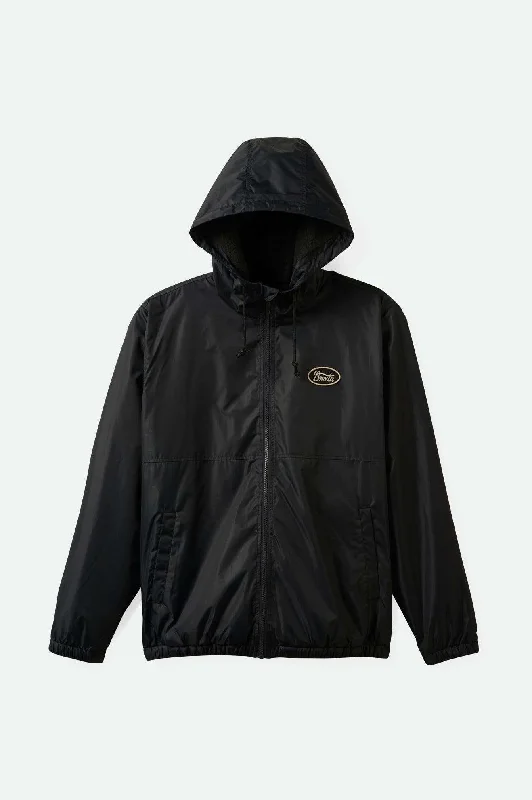 big and tall men's parka coatClaxton Parsons Arctic Fleece Lined Jacket - Black