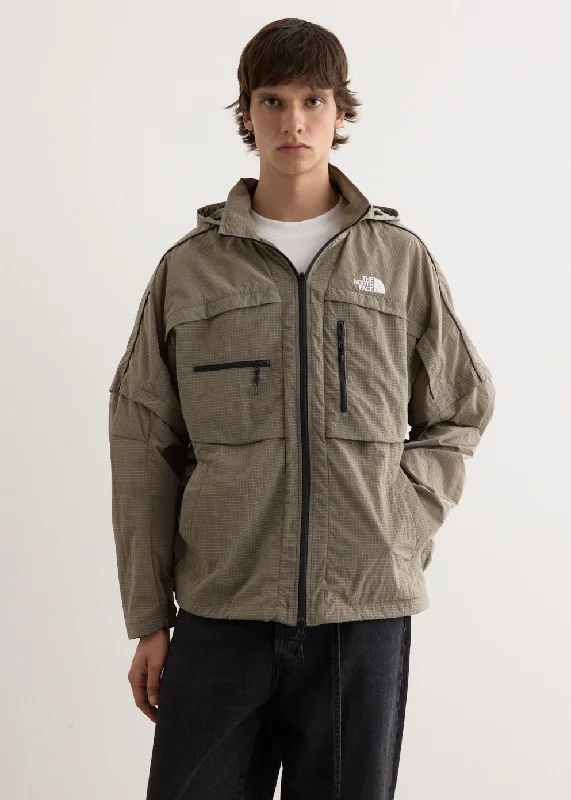 men's bomber jacket with fur liningConvertible Wind Jacket
