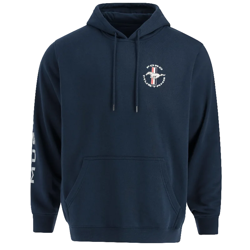 men's classic peacoat in navyFord Mustang Men's Tribar Pullover Hoodie