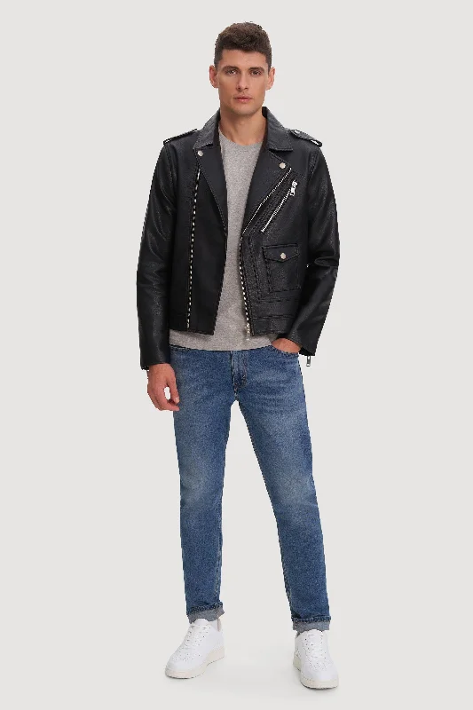 men's padded denim jacketRoy