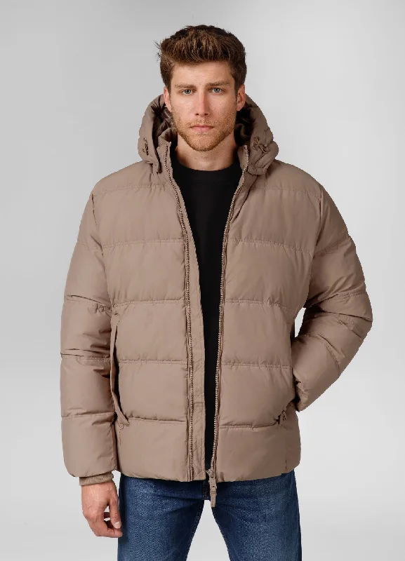men's down-filled puffer jacketMen's winter hooded jacket Duncan