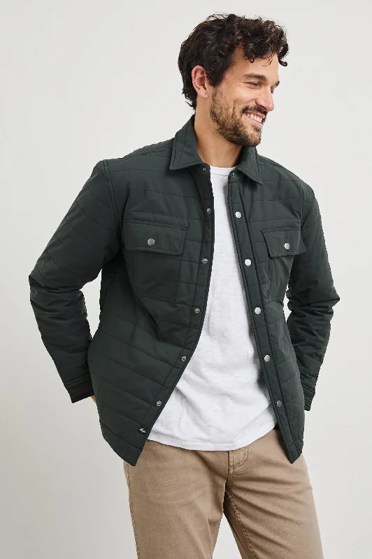 men's padded coat for cold weatherANDOVER JACKET - BLACK