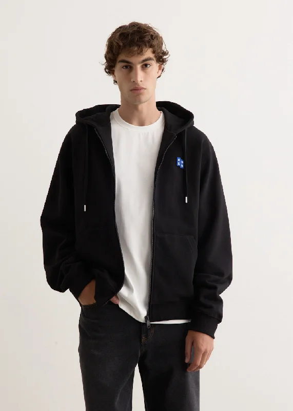 men's leather jacket with quilted liningSignificant Patch Zip Hoodie