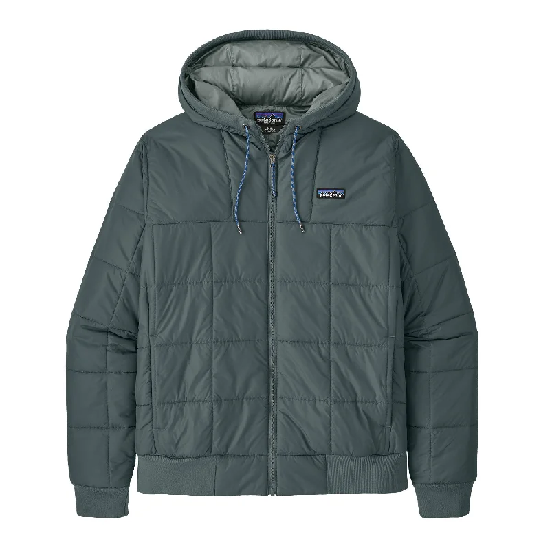 men's hooded raincoatMen's Box Quilted Hoody