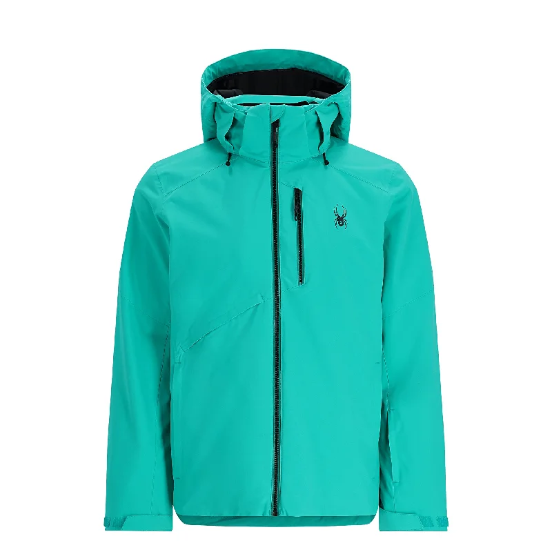 men's peacoat with inner liningMens Tripoint - Teal Green