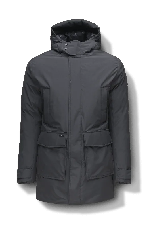 men's tailored wool blazerKason Men's Light Down Parka
