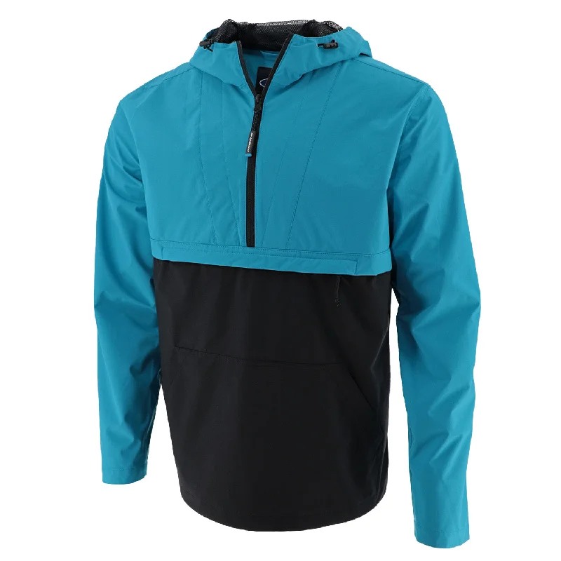 men's leather jacket with embroideryFord Mustang Mach-E Men's Anorak Jacket