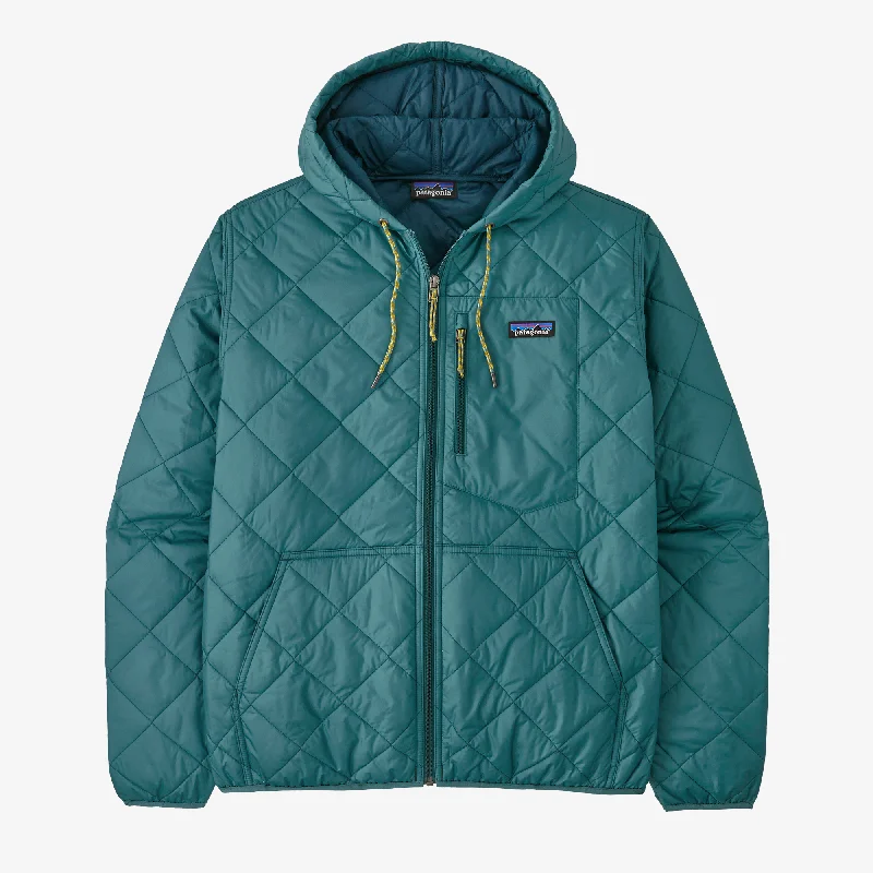 men's bomber jacket with fleece collarMen's Diamond Quilted Bomber Hoody