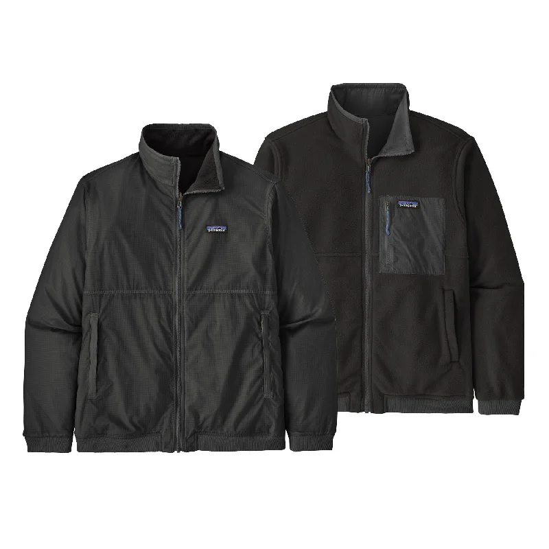 men's shearling-lined coatMen's Reversible Shelled Microdini Jacket