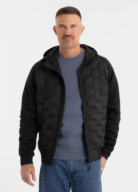 men's down-filled winter jacketMen's hooded jacket Roxton - Black