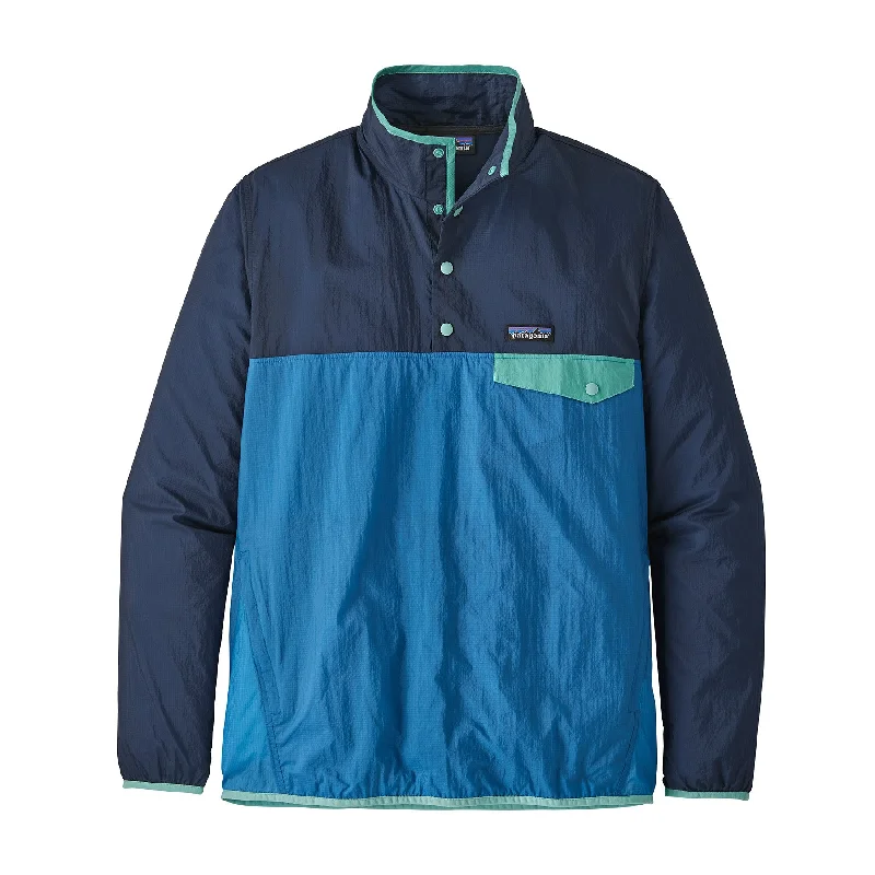 men's denim jacket with distressed detailingMen's Houdini® Snap-T® Pullover
