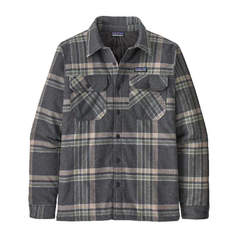 men's leather bomber jacketMen's Insulated Organic Cotton Midweight Fjord Flannel Shirt