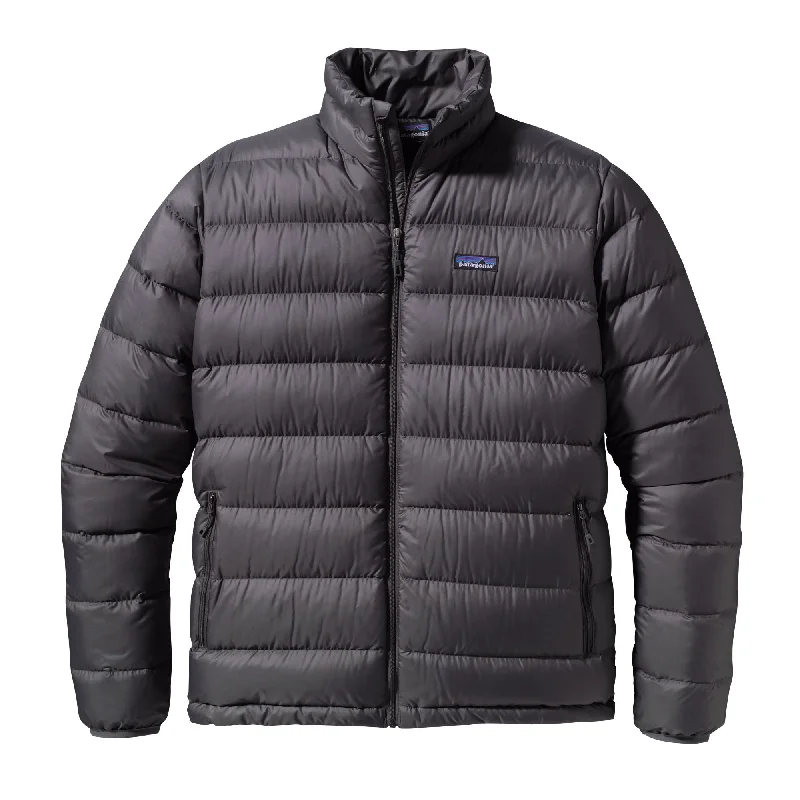 men's leather jacket with quilted liningM's Hi-Loft Down Sweater