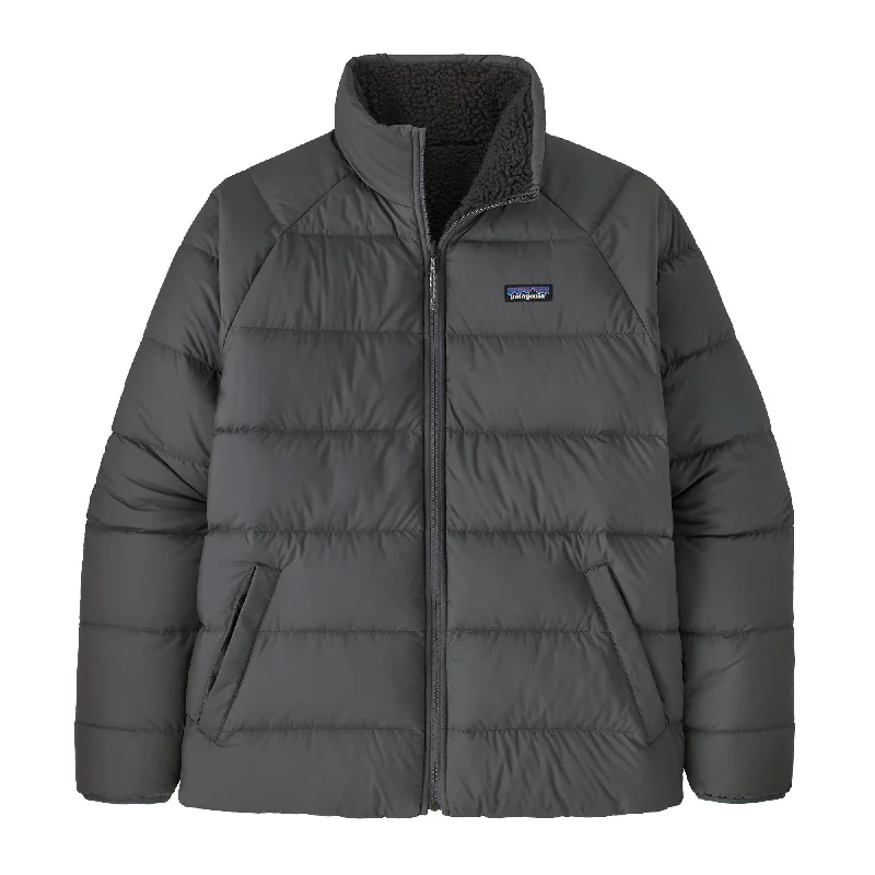 men's tailored blazer with pocketsMen's Reversible Silent Down Jacket