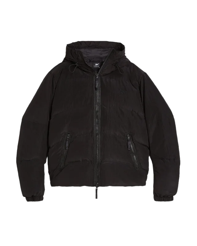 men's bomber jacket with patchesPatta Ripstop Puffer Jacket