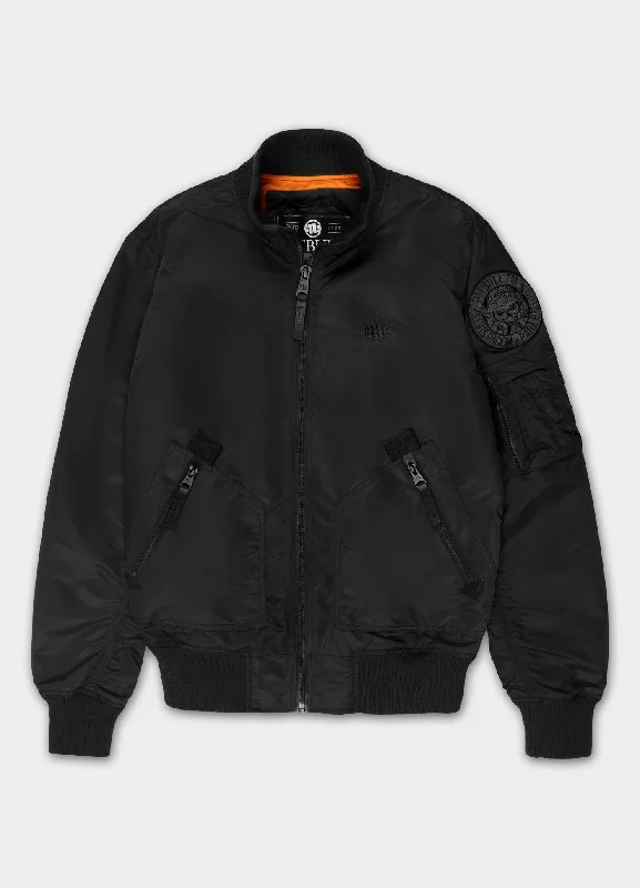 men's parka coat with drawstringsMen's jacket Centurion II - Black