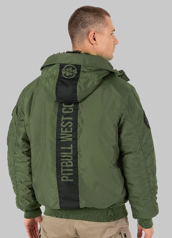 men's padded hooded coatMen's winter hooded jacket Beejay II