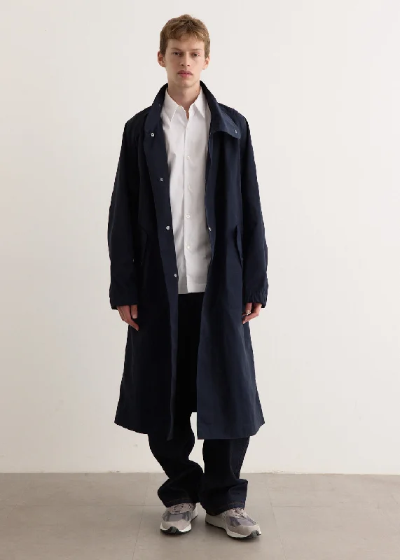 men's denim jacket with leather patchesRannon Coat