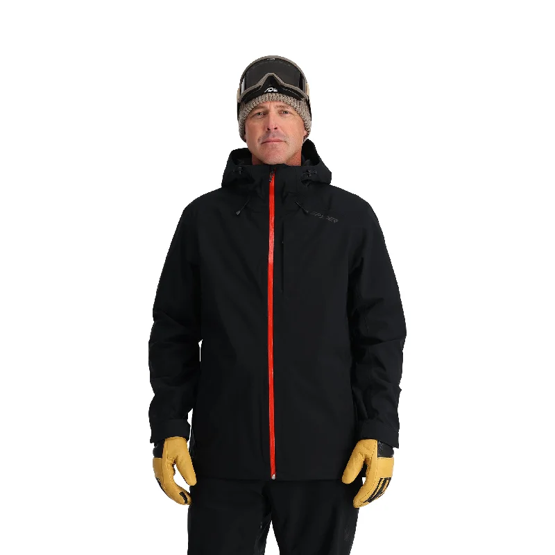 men's winter parka with fur trimMens Volt - Black