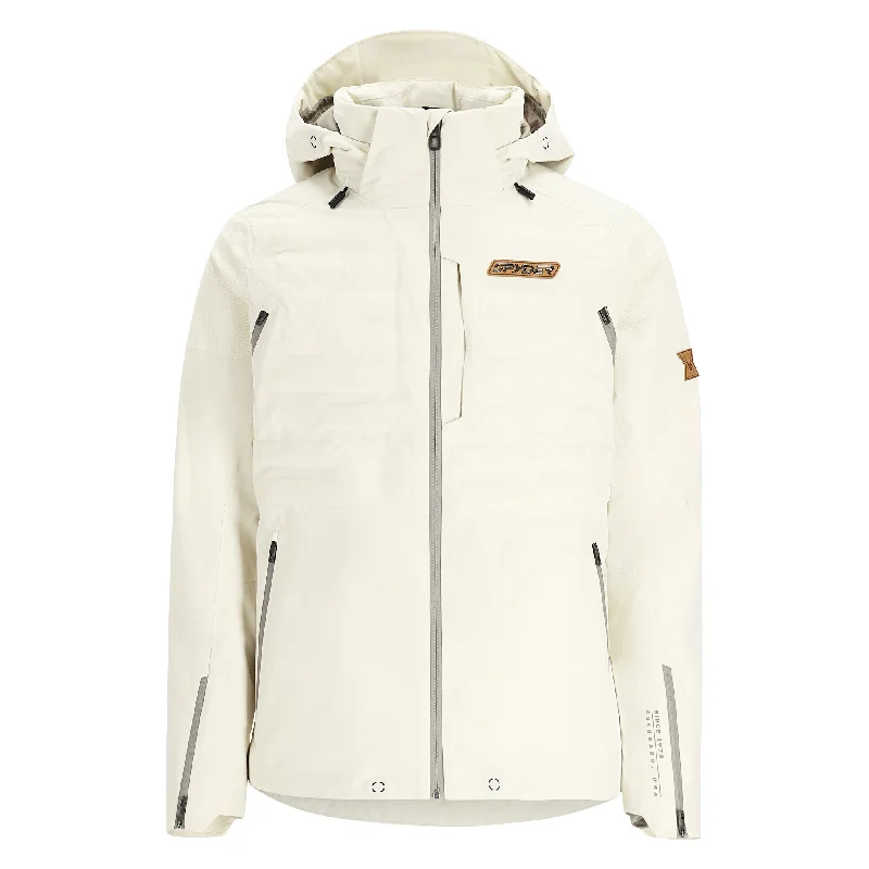men's leather jacket with pockets and zippersMens Pinnacle - Vanilla Latte