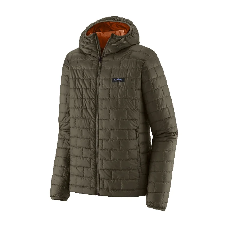 men's wool peacoat with pocketsMen's Nano Puff® Fitz Roy Trout Hoody