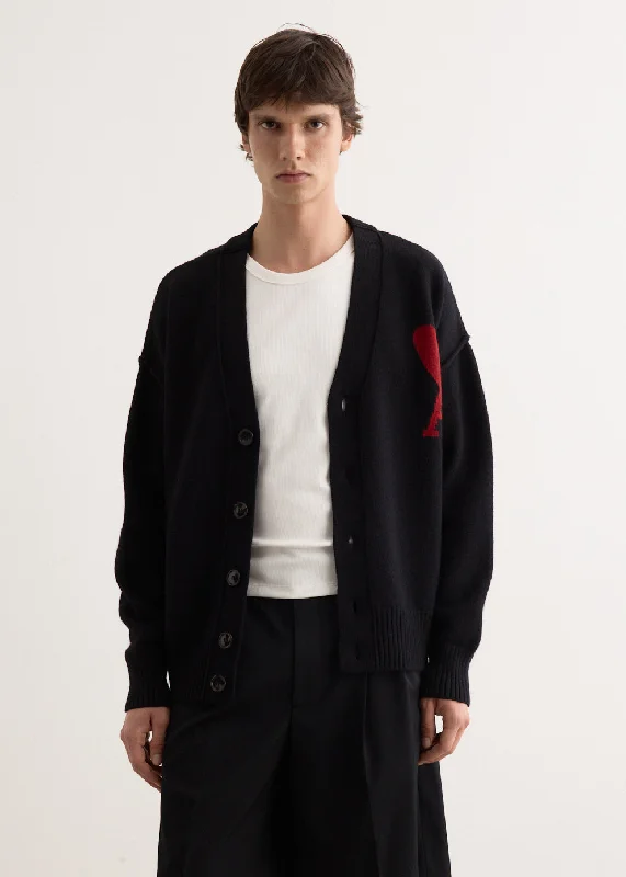 men's quilted winter jacketRed ADC Cardigan