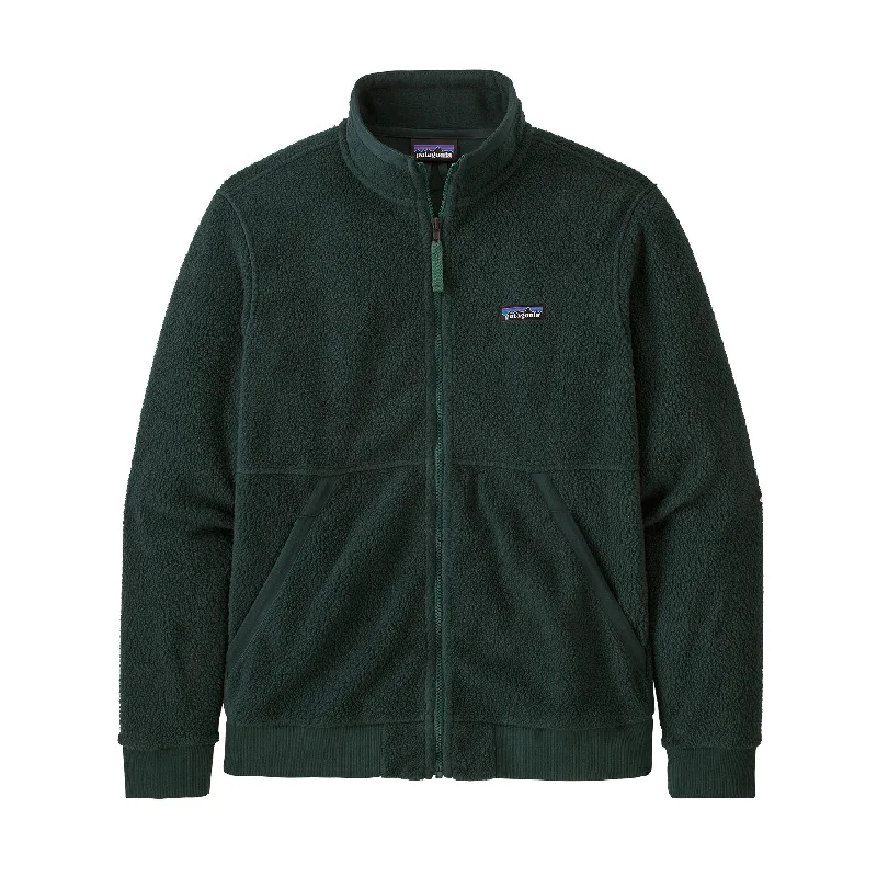 men's casual peacoat with pocketsMen's Shearling Jacket