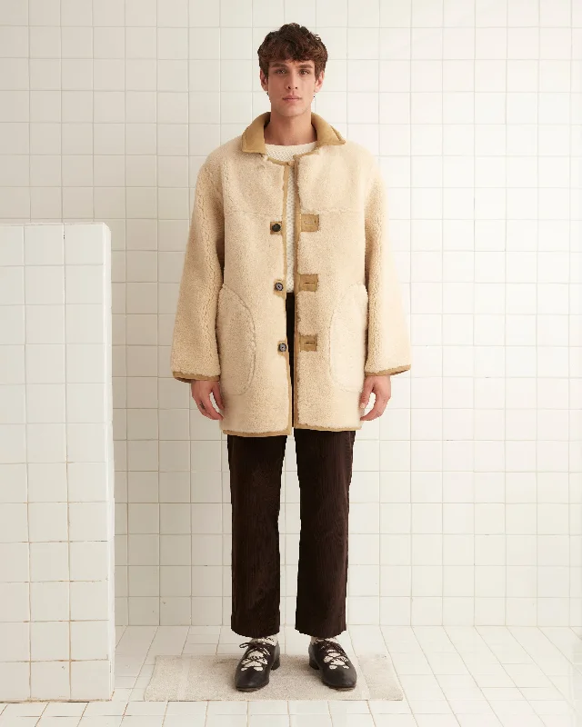 men's wool peacoat with pocketsRanch Coat