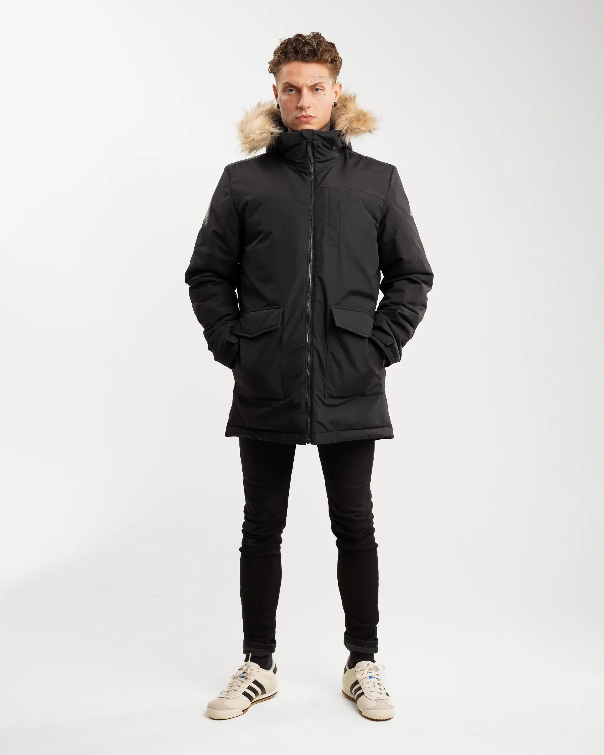 men's waterproof leather jacketNewcastle United adidas Men's Paveric Fur Parka