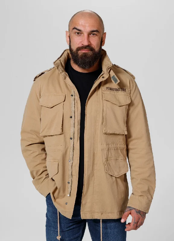 men's casual peacoat with pocketsMen's transitional jacket M65