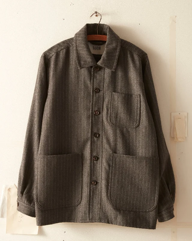 men's casual blazer with pocketsAnagni Stripe Jacket