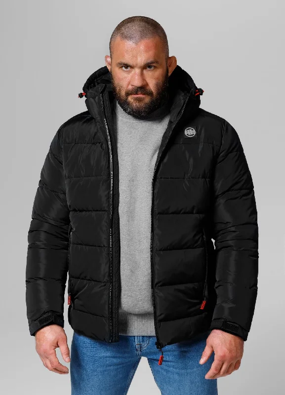 men's shearling coat for extreme coldMen's winter hooded jacket Airway V
