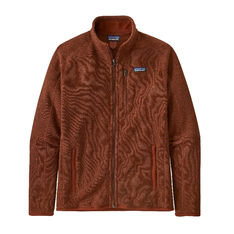 men's leather jacket with embroideryMen's Better Sweater® Jacket