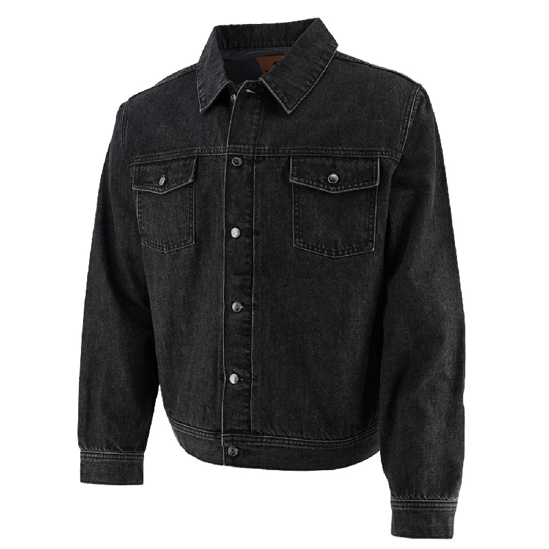 men's down vest jacket for fallFord Bronco Men's Denim Jacket