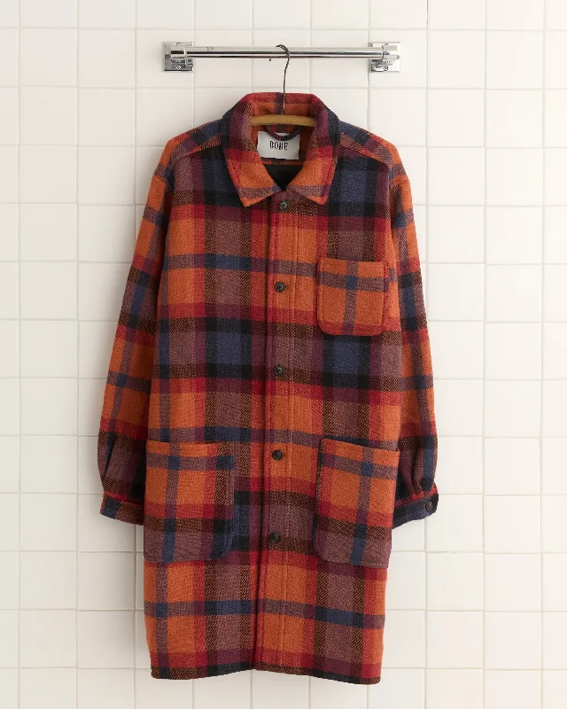 men's tailored wool coatClinton Street Plaid Coat
