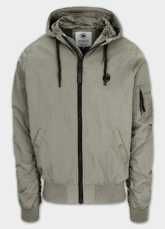 stylish men's peacoatMen's hooded jacket STEIN - Gray Harbour