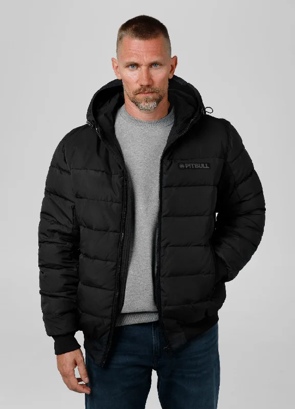 men's fleece-lined hoodie jacketMen's winter hooded jacket Dillon